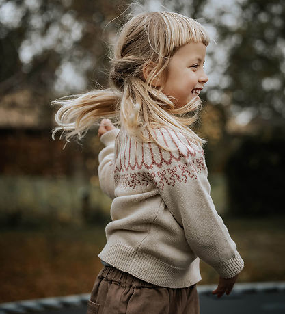 Blouse Fliink - Coton/Laine - Tricoté - Nova - Bow - Coquillage Blouse Fliink - Coton/Laine - Tricoté - Nova - Bow - Coquillage