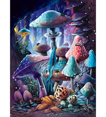Ravensburger Jigsaw Puzzle - 500 Bricks - Moonlight Mushroom - G Ravensburger Jigsaw Puzzle - 500 Bricks - Moonlight Mushroom - G