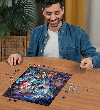 Ravensburger Jigsaw Puzzle - 500 Bricks - Moonlight Mushroom - G Ravensburger Jigsaw Puzzle - 500 Bricks - Moonlight Mushroom - G