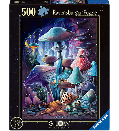 Ravensburger Jigsaw Puzzle - 500 Bricks - Moonlight Mushroom - G Ravensburger Jigsaw Puzzle - 500 Bricks - Moonlight Mushroom - G