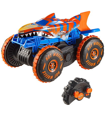 Télécommandé Voiture Hot Wheels - Monster Trucks - Tigre Shark Télécommandé Voiture Hot Wheels - Monster Trucks - Tigre Shark