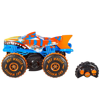 Télécommandé Voiture Hot Wheels - Monster Trucks - Tigre Shark Télécommandé Voiture Hot Wheels - Monster Trucks - Tigre Shark