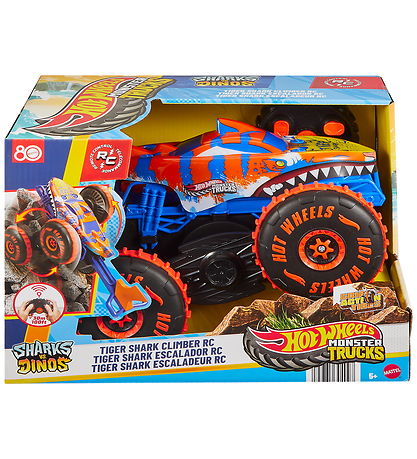 Télécommandé Voiture Hot Wheels - Monster Trucks - Tigre Shark Télécommandé Voiture Hot Wheels - Monster Trucks - Tigre Shark