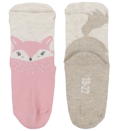 Chaussettes Minymo - 2 Pack - Wild Rose av. Cerf Chaussettes Minymo - 2 Pack - Wild Rose av. Cerf