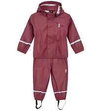 LEGO® Wear Rainwear w. Suspenders - PU - LWJivan 200 - Dark Pink LEGO® Wear Rainwear w. Suspenders - PU - LWJivan 200 - Dark Pink
