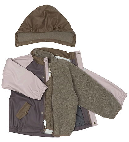 Vêtements de Pluie av. Polaire/Bretelles Mikk-Line - PU - 3i1 -  Vêtements de Pluie av. Polaire/Bretelles Mikk-Line - PU - 3i1 -