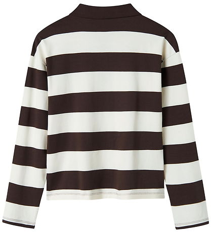 LMTD Polo blouse - NlfKlivas - Chocolate Brown