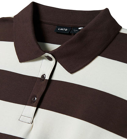 LMTD Polo blouse - NlfKlivas - Chocolate Brown