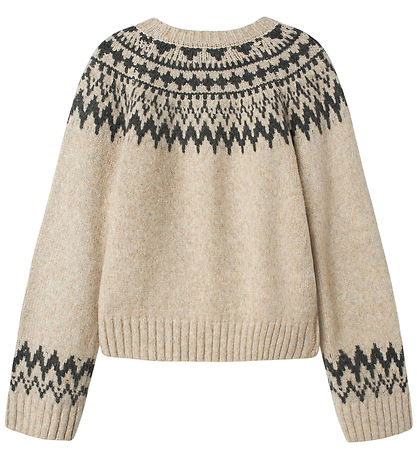LMTD Blouse - Knitted - NlfNeenla - Oatmeal