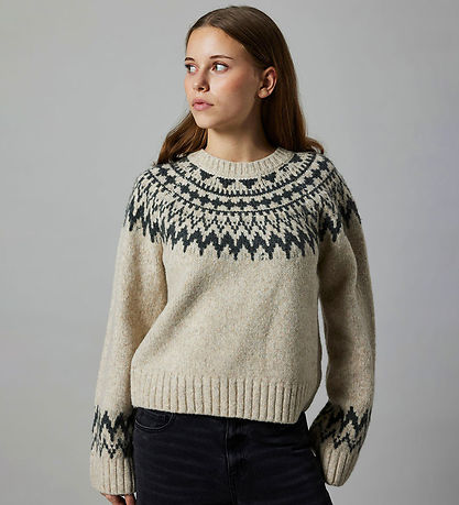 LMTD Blouse - Knitted - NlfNeenla - Oatmeal