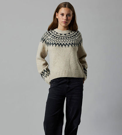 LMTD Blouse - Knitted - NlfNeenla - Oatmeal