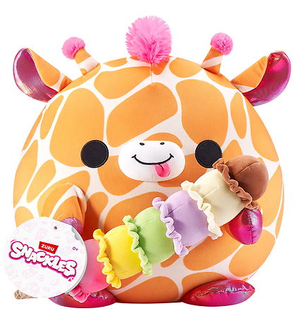 Snackles Soft Toy - 20 cm - The Giraffe Lola w. Ice Cream Cone Snackles Soft Toy - 20 cm - The Giraffe Lola w. Ice Cream Cone