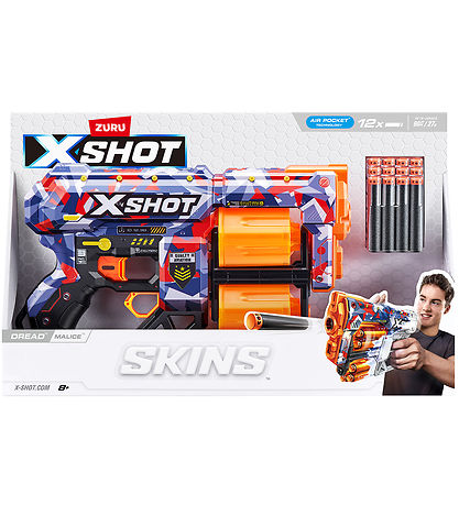 Pistolet à mousse X-Shot - Skins - Malice Pistolet à mousse X-Shot - Skins - Malice