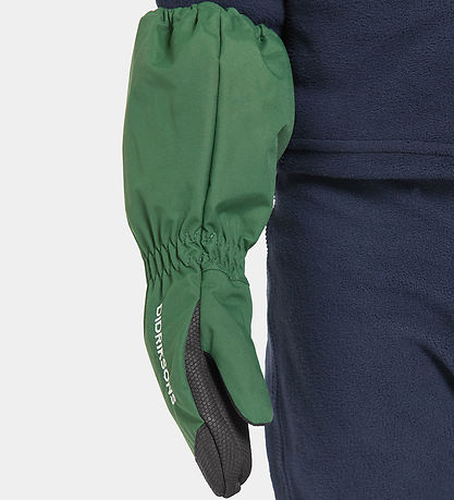 Didriksons Mittens w. Fleece - Shell - Pine Green Didriksons Mittens w. Fleece - Shell - Pine Green