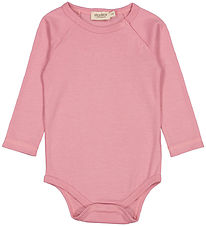 MarMar Romper l/s - Viscose/Polyester - Basislaag - Berry Mousse MarMar Romper l/s - Viscose/Polyester - Basislaag - Berry Mousse