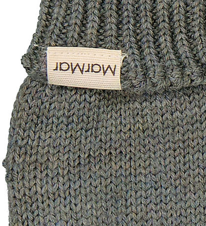 MarMar Mittens - Wool - Knitted - Alvilda - Olive Leaf Melange