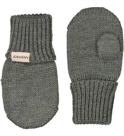 MarMar Mittens - Wool - Knitted - Alvilda - Olive Leaf Melange MarMar Mittens - Wool - Knitted - Alvilda - Olive Leaf Melange