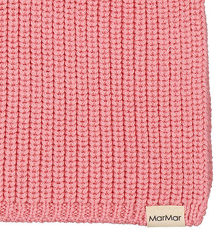 MarMar Neck Warmer - Wool/Cotton - Rib - Knitted - Arni - Raspbe