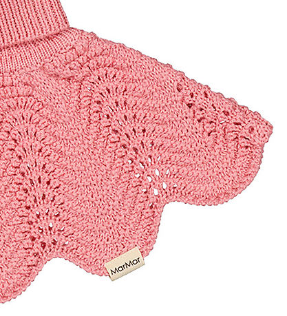 MarMar Neck Warmer - Wool/Cotton - Knitted - Alani - Raspberry