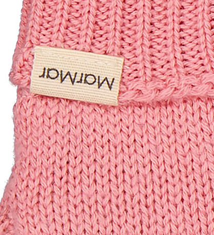 MarMar Mittens - Wool/Cotton - Knitted - Alvilda - Raspberry