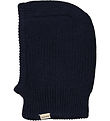 MarMar Balaclava - Wool/Cotton - 2-layer - Knitted - Amaro - Ink MarMar Balaclava - Wool/Cotton - 2-layer - Knitted - Amaro - Ink
