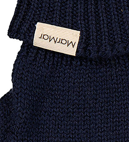 MarMar Gloves - Wool/Cotton - Knitted - Aske - Ink
