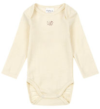 Fanga Fontana Bodysuit l/s - Wool - Erba - Beige Melange Fanga Fontana Bodysuit l/s - Wool - Erba - Beige Melange