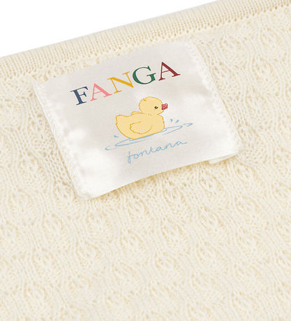 Fanga Fontana Kuscheldecke - 70x70 - Venti Ponintelle - Weiß Fanga Fontana Kuscheldecke - 70x70 - Venti Ponintelle - Weiß