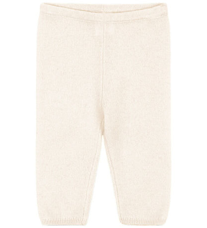 Fanga Fontana Trousers - Wool - Knitted - Savora - Antique White Fanga Fontana Trousers - Wool - Knitted - Savora - Antique White