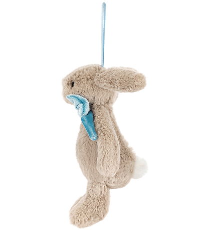 Jellycat Soft Toy - 13x6 cm - Bashful Beige Bunny Decoration