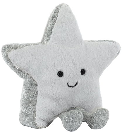 Jellycat Soft Toy - 17x15 cm - Amuseables Silver Star Jellycat Soft Toy - 17x15 cm - Amuseables Silver Star