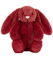 Jellycat Soft Toy - 18x9 - Little Bashful - Redcurrant Bunny Jellycat Soft Toy - 18x9 - Little Bashful - Redcurrant Bunny