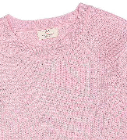Copenhagen Colors Blouse - Wool - Rib - Knitted - Bubble gum