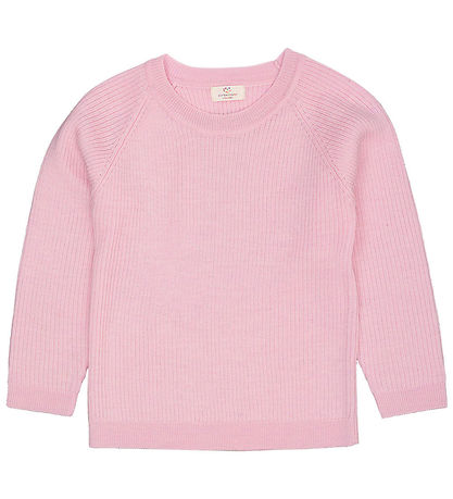 Copenhagen Colors Blouse - Wool - Rib - Knitted - Bubble gum