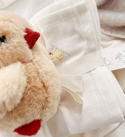 Fanga Fontana Rattle - Teddy - Straw