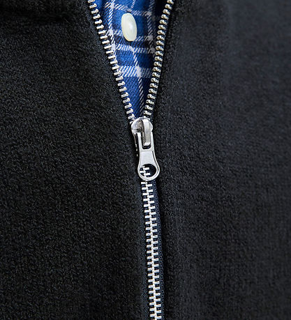 Blouse Jack & Jones - Tricoté - Demi-zip - JorNorrebro - Black Blouse Jack & Jones - Tricoté - Demi-zip - JorNorrebro - Black