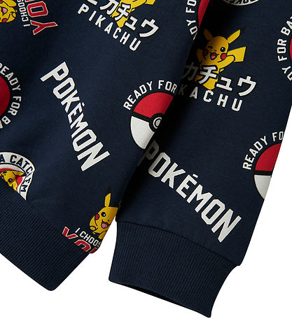Name It Sweatshirt - NmmSilo - Pokémon - Navy Blazer Name It Sweatshirt - NmmSilo - Pokémon - Navy Blazer