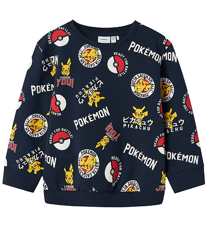 Name It Sweatshirt - NmmSilo - Pokémon - Navy Blazer Name It Sweatshirt - NmmSilo - Pokémon - Navy Blazer