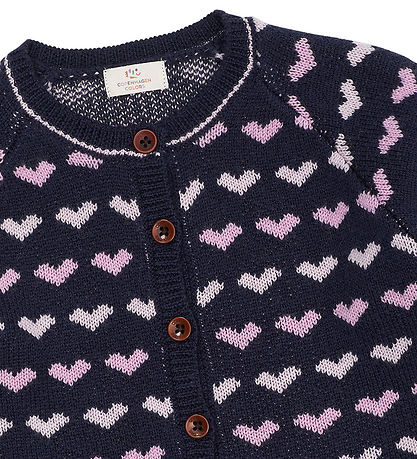 Copenhagen Colors Cardigan - Wool - Knitted - Merino Heats - Nav