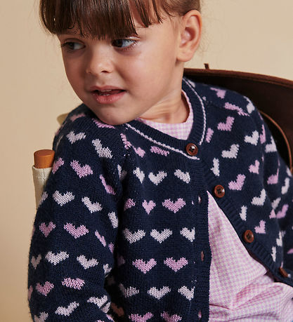 Copenhagen Colors Cardigan - Wool - Knitted - Merino Heats - Nav