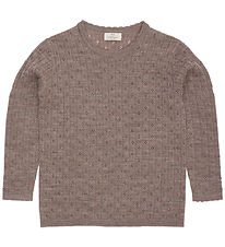 Copenhagen Colors Blouse - Wool - Knitted - Pointelle - Natural Copenhagen Colors Blouse - Wool - Knitted - Pointelle - Natural