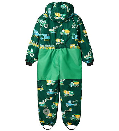 Småfolk Snowsuit - Evergreen w. Vehicles Småfolk Snowsuit - Evergreen w. Vehicles