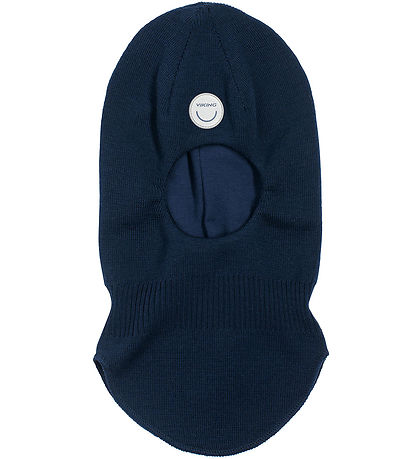Viking Balaclava - Wool - 2 layers - Alv - Navy/Navy