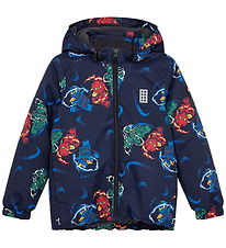 LEGO® Ninjago Winter Coat - LWJaz 712 - Navy w. Ninjas LEGO® Ninjago Winter Coat - LWJaz 712 - Navy w. Ninjas