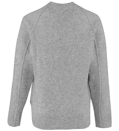 G-Star RAW Bluse - Polyamid/Wolle - Grau Meliert