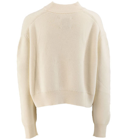 G-Star RAW Blouse - Wool/Cotton - Cropped - Milk