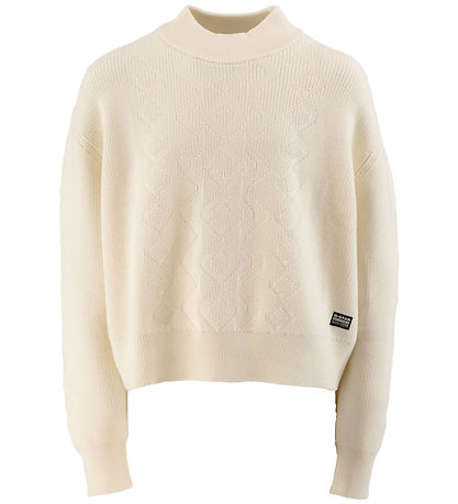 G-Star RAW Blouse - Wool/Cotton - Cropped - Milk
