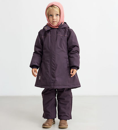 MarMar Ski Pants w. Suspenders - Orla - Deep Plum