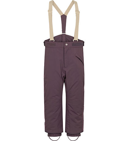 MarMar Ski Pants w. Suspenders - Orla - Deep Plum