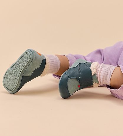 Affenzahn Slippers w. Lining - Noos - Leather - Growy Bunny - Pe